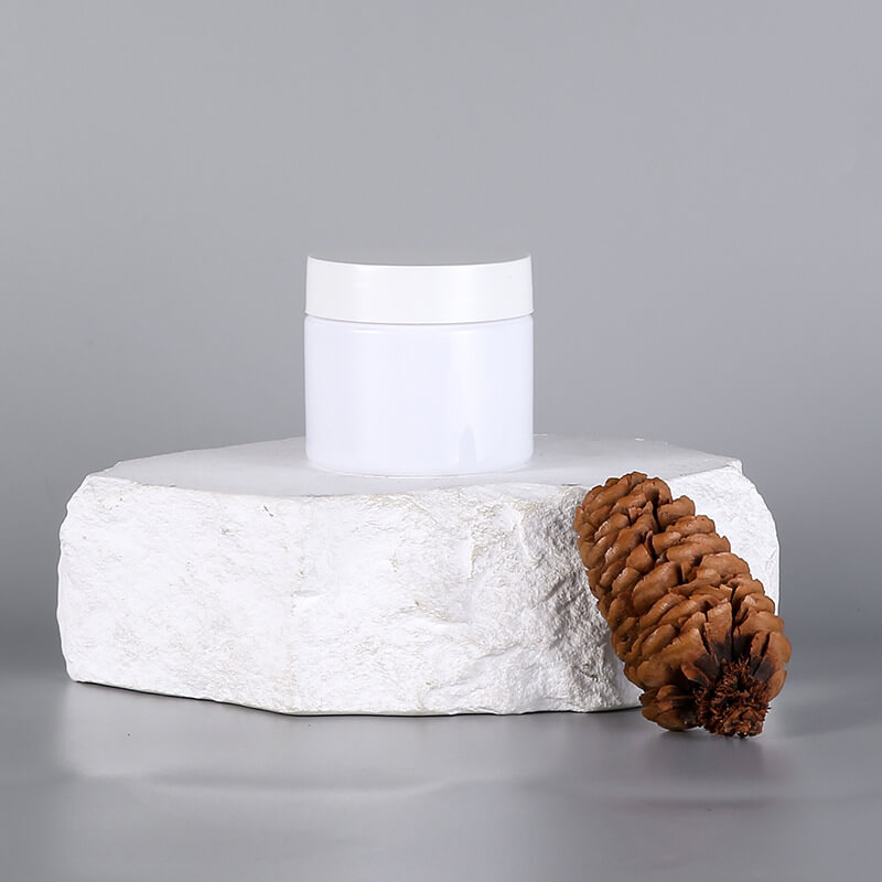 Stock 47MM neck 50ml white plastic bottle, small wide mouth bottle, cream bottle, PET plastic empty bottle, empty bottle